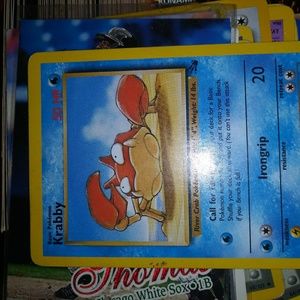 Krabby pokemon card